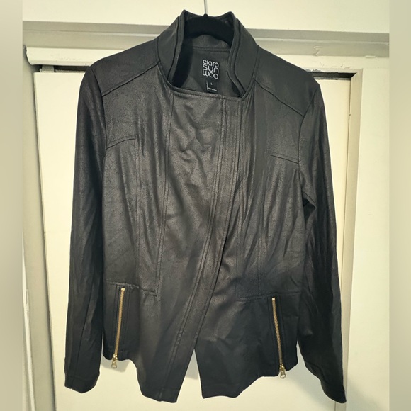 Clara Sunwoo Liquid Leather Signature Jacket - Picture 4 of 5